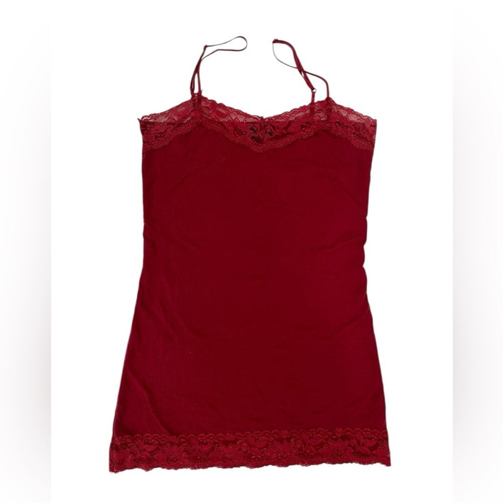 Wet Seal Y2K Vtg Lace Tank Cami Medium‎